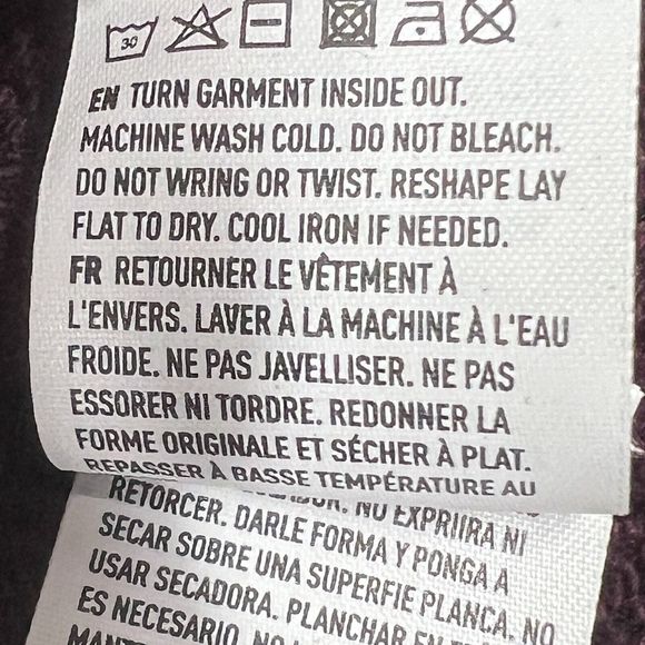 American Eagle Outfitters Sweater Women Medium Red Burgundy Open Knit Zip Casual - Picture 9 of 15